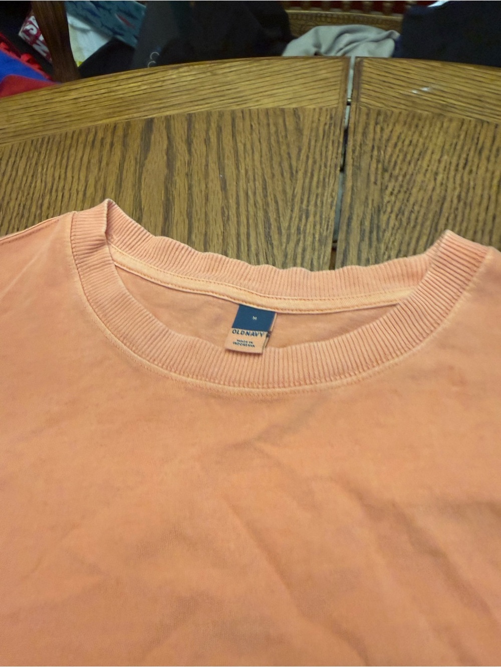 New with Tags Old Navy Peach Long-Sleeve T-Shirt Dress - Picture 4 of 7